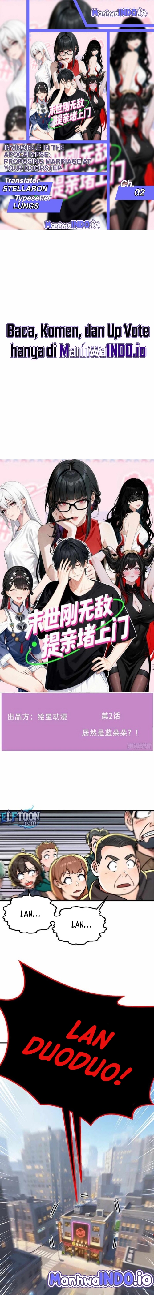 Invincible in the Apocalypse: Proposing Marriage at Your Doorstep - Chapter 02 1
