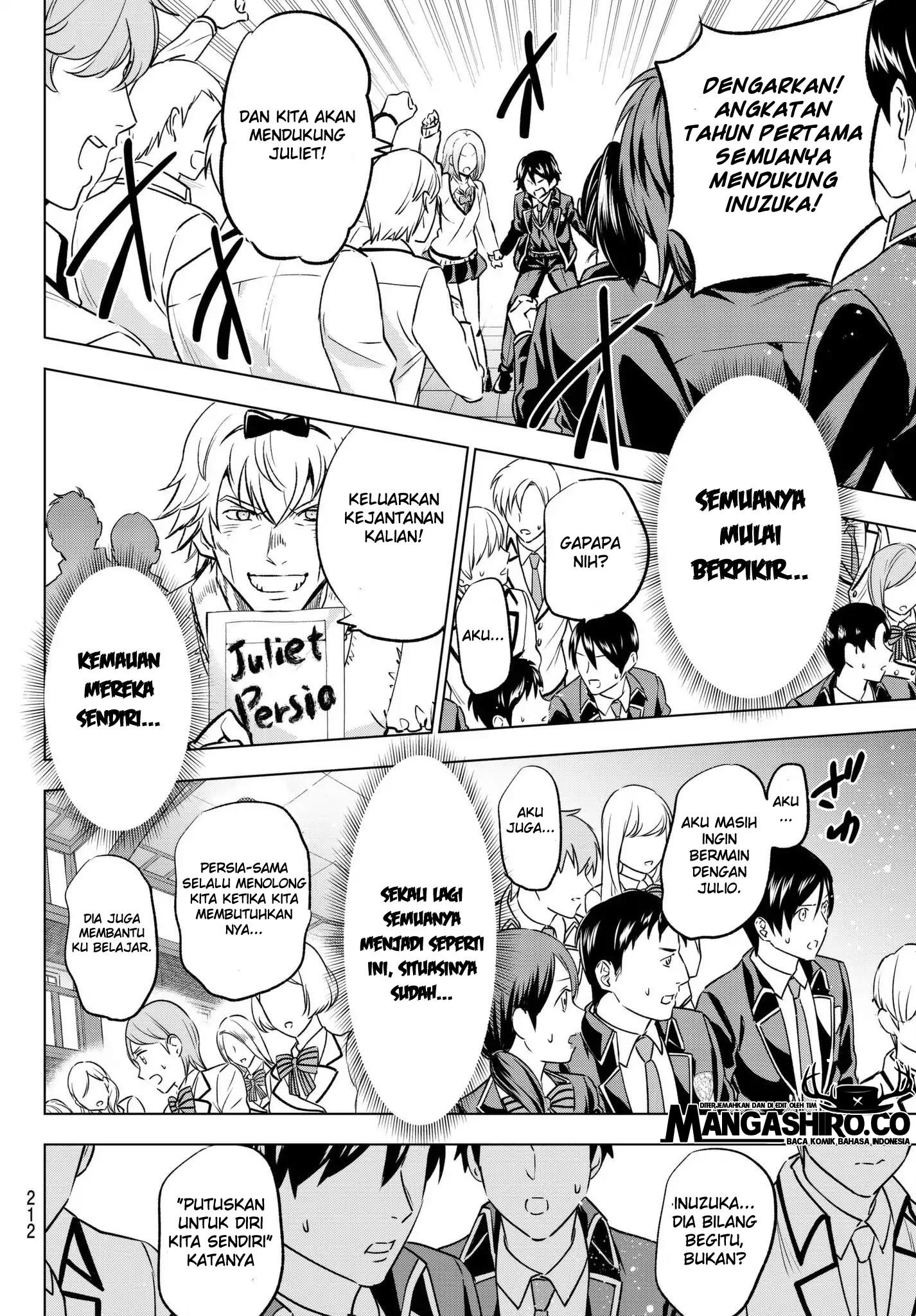Kishuku Gakkou no Juliet - Chapter 89 15