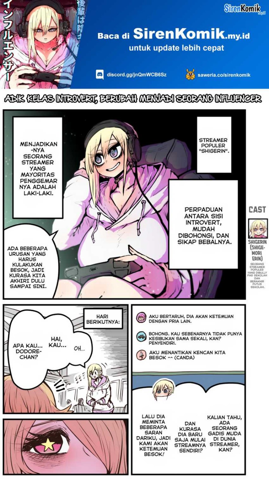Kouhai wa Inkya Agari no Infuruensaa - Chapter 19 2 Kouhai wa Inkya Agari no Infuruensaa - Chapter 19 2