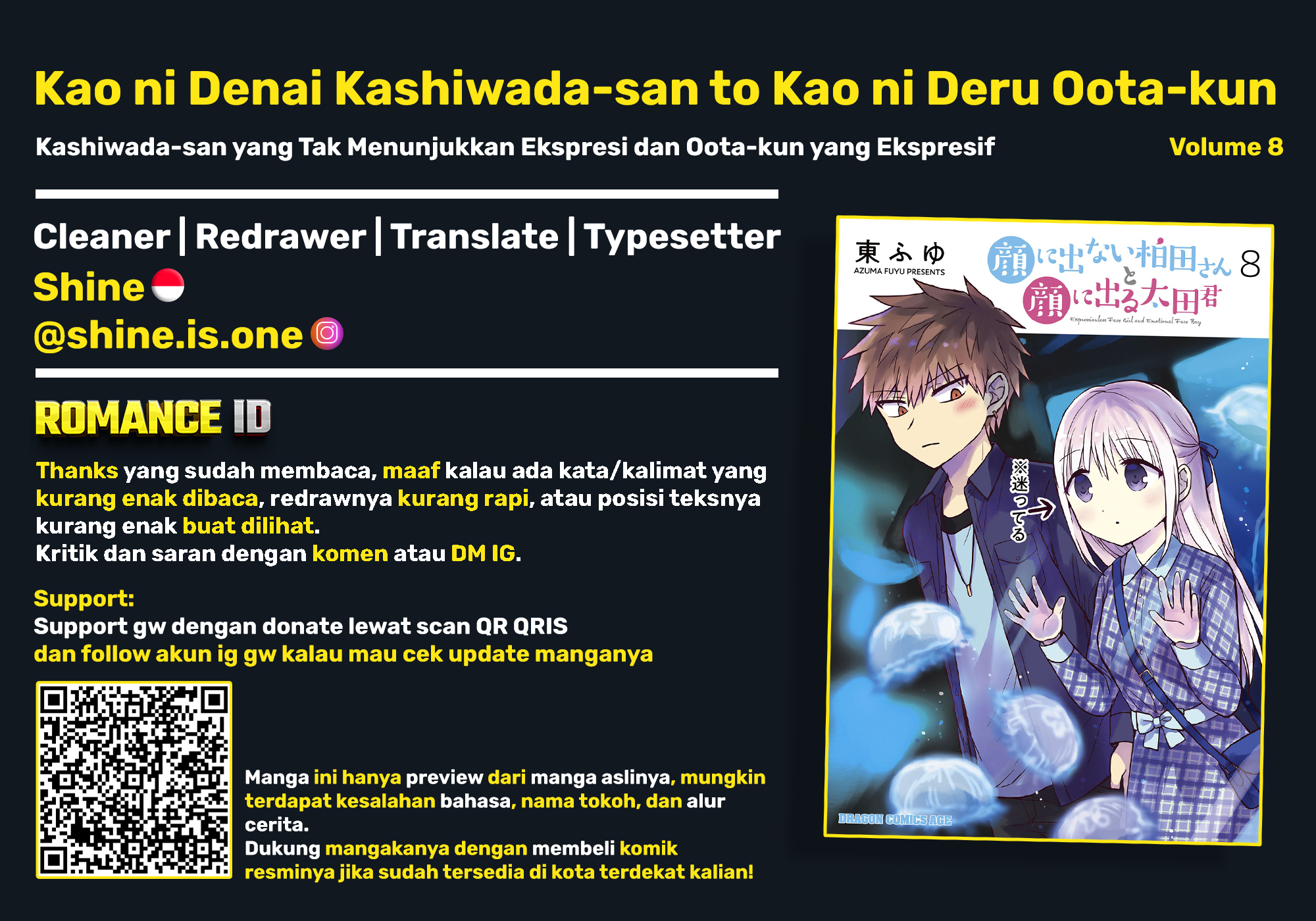 Kao ni denai Kashiwada-san to Kao ni deru Ota-kun - Chapter 91 14