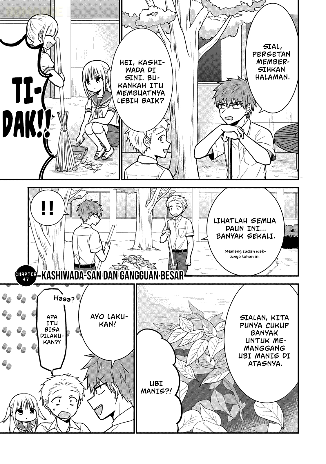 Kao ni denai Kashiwada-san to Kao ni deru Ota-kun - Chapter 47 2 Kao ni denai Kashiwada-san to Kao ni deru Ota-kun - Chapter 47 2