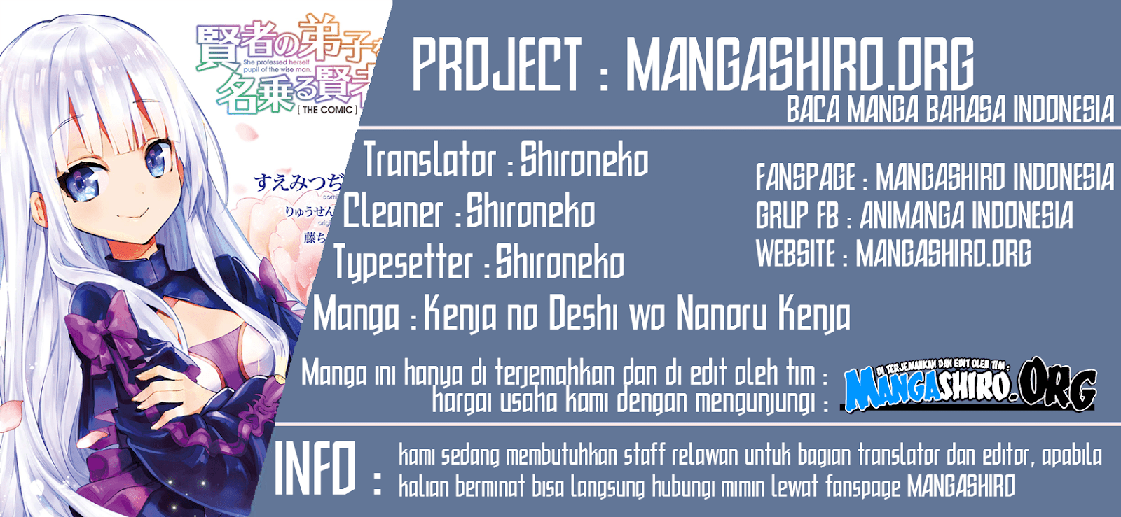 Kenja no Deshi wo Nanoru Kenja - Chapter 29 1