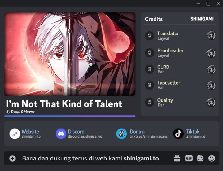 I’m Not That Kind of Talent - Chapter 89 1 I’m Not That Kind of Talent - Chapter 89 1