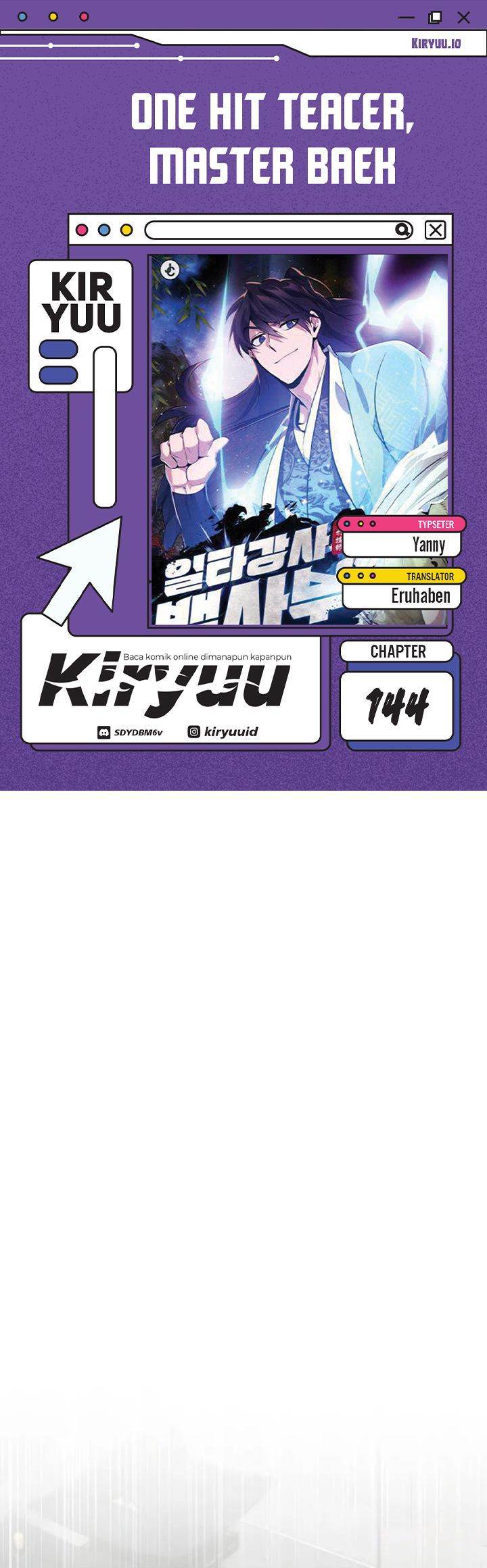 Number One Star Instructor Master Baek - Chapter 144 1