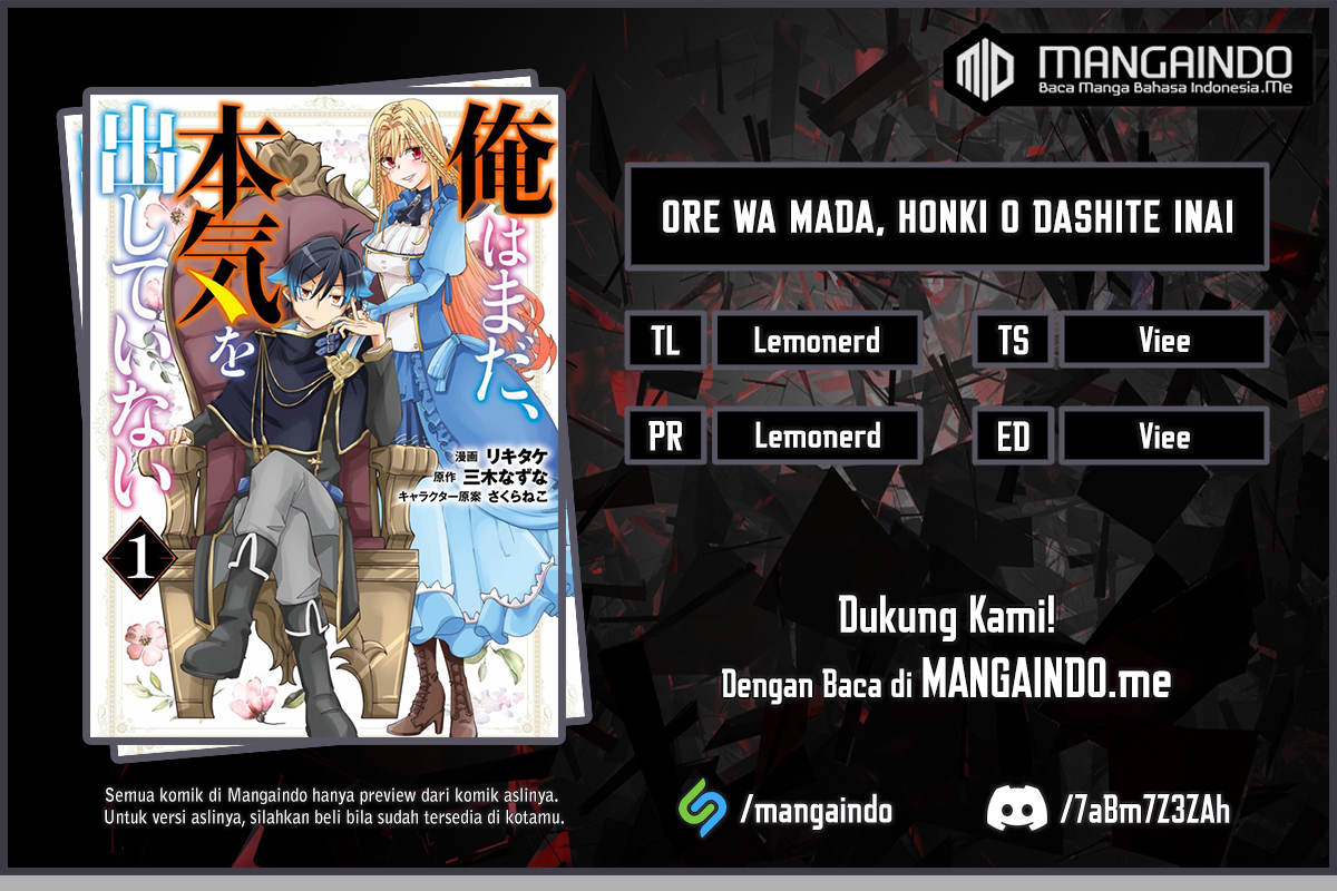 Ore da Mada Honki o Dashite Inai - Chapter 8 1 Ore da Mada Honki o Dashite Inai - Chapter 8 1