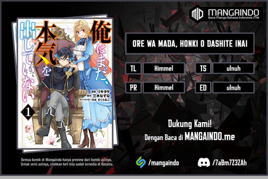 Ore da Mada Honki o Dashite Inai - Chapter 9 1 Ore da Mada Honki o Dashite Inai - Chapter 9 1