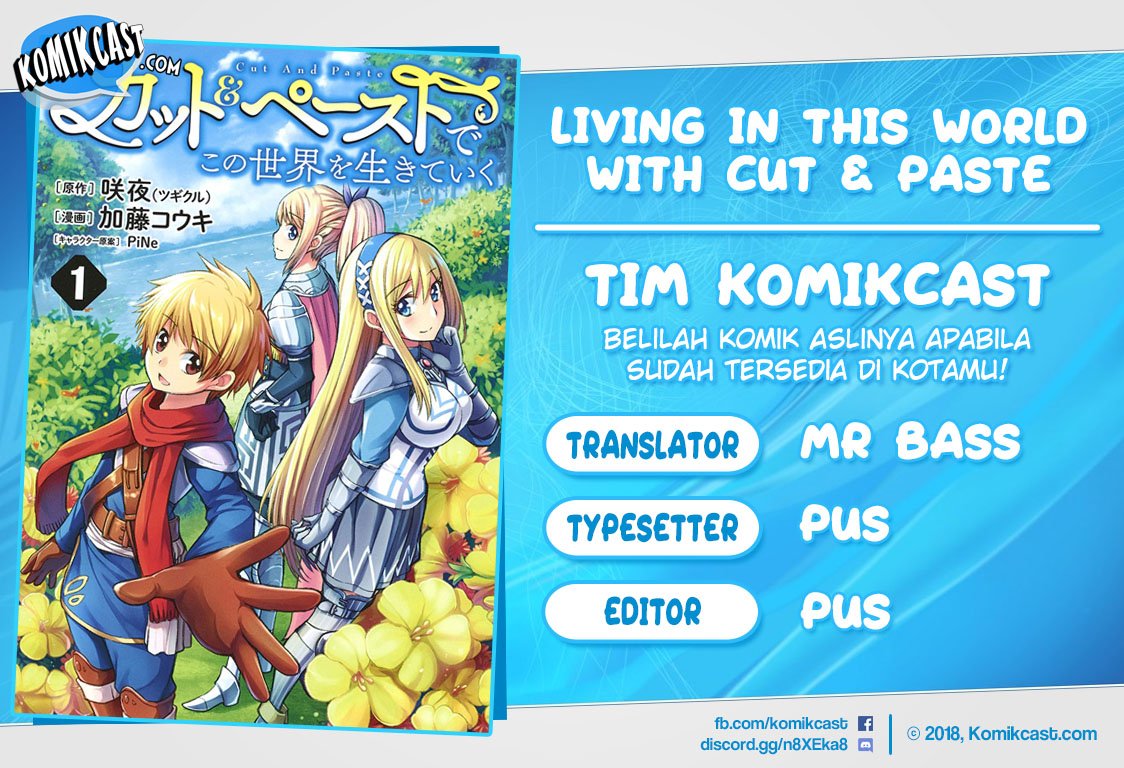 Living in This World With Cut & Paste - Chapter 3.1 1