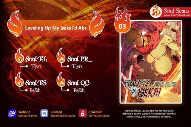 Leveling Up My Isekai’d Abs - Chapter 3 1 Leveling Up My Isekai’d Abs - Chapter 3 1