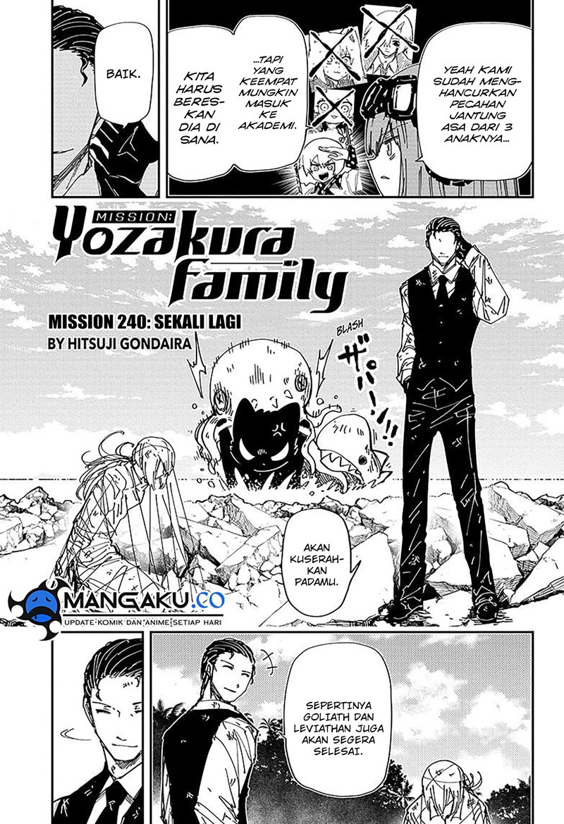 Mission: Yozakura Family - Chapter 240 1 Mission: Yozakura Family - Chapter 240 1