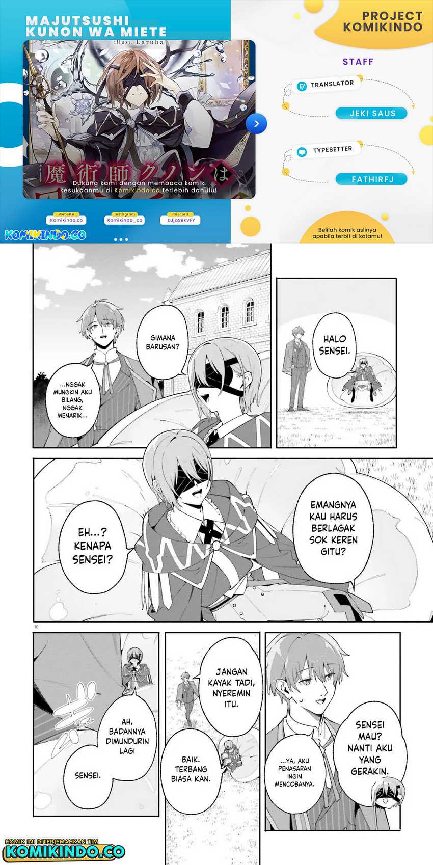 Majutsushi Kunon wa Miete Iru - Chapter 27.2 1 Majutsushi Kunon wa Miete Iru - Chapter 27.2 1