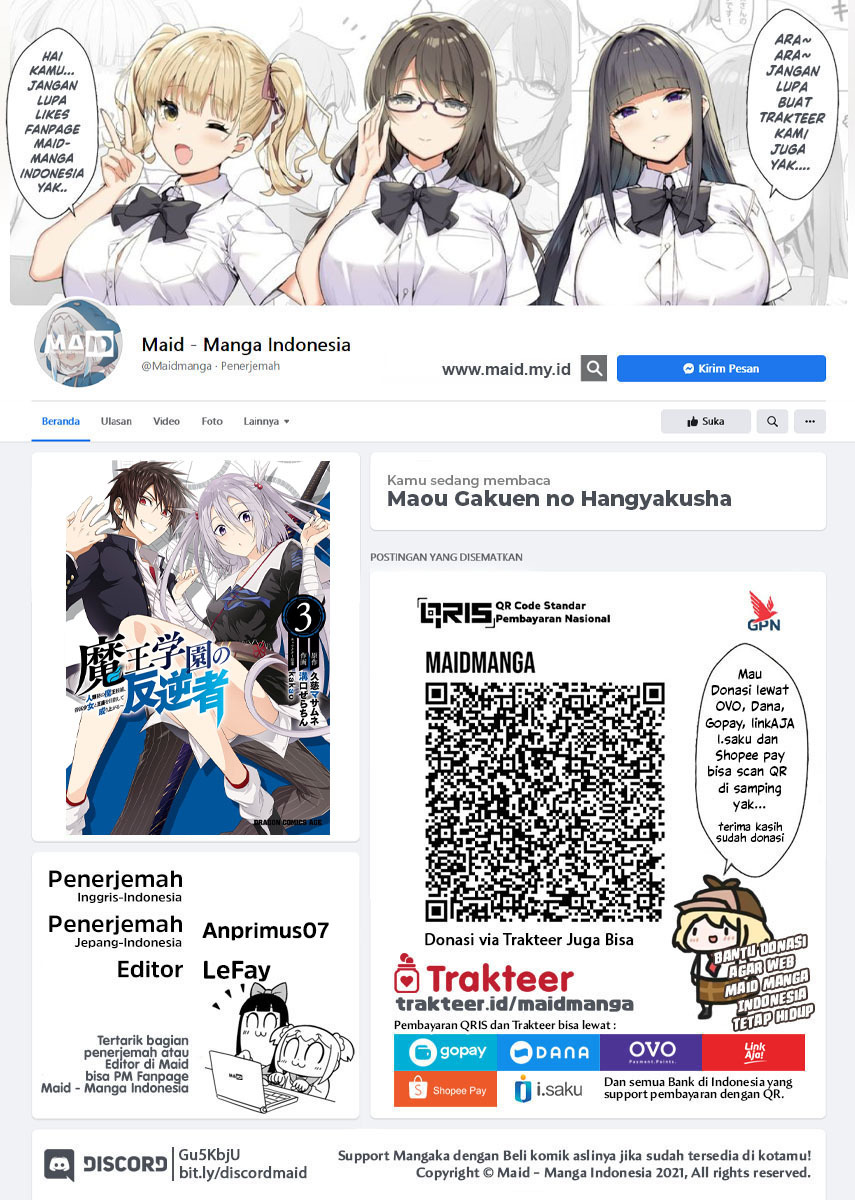Maou Gakuen no Hangyakusha - Chapter 26 2 Maou Gakuen no Hangyakusha - Chapter 26 2