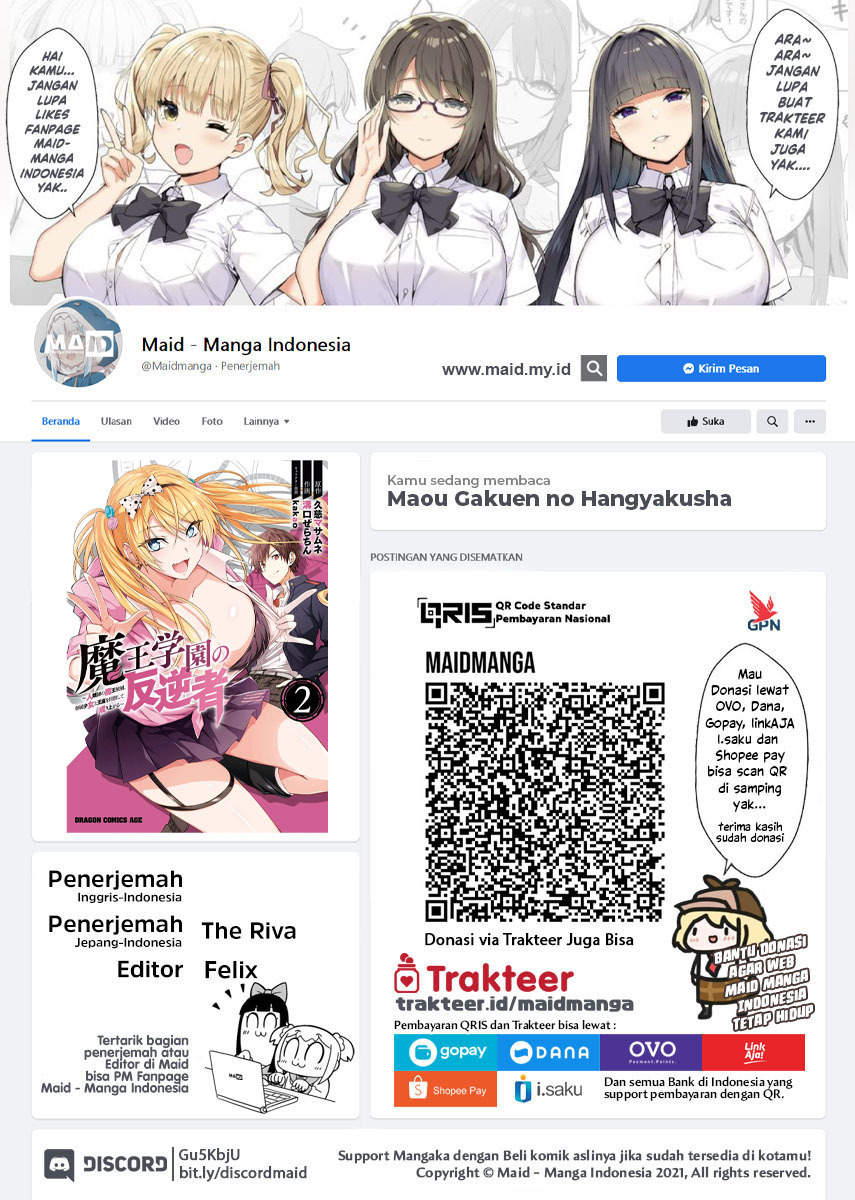 Maou Gakuen no Hangyakusha - Chapter 19 2 Maou Gakuen no Hangyakusha - Chapter 19 2