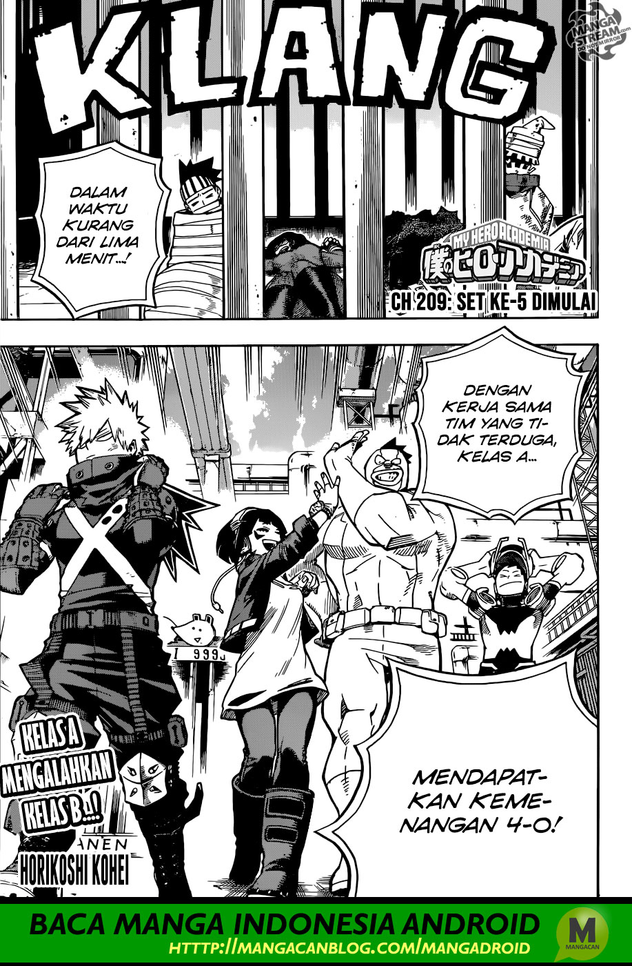 Boku no Hero Academia - Chapter 209 1