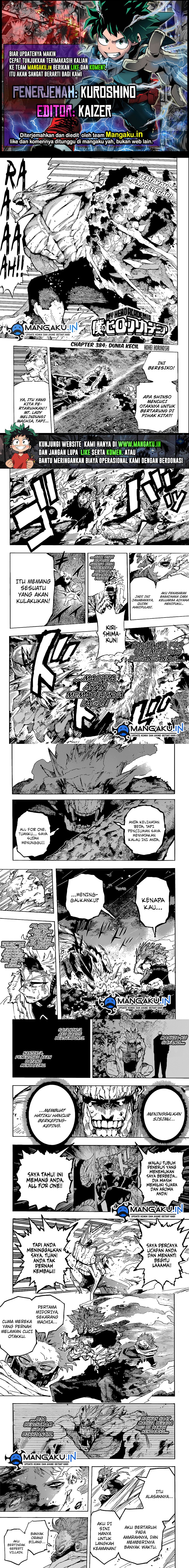 Boku no Hero Academia - Chapter 384 1