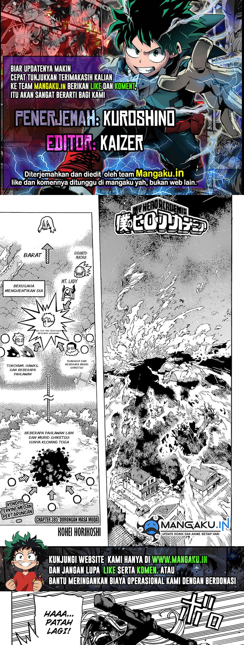 Boku no Hero Academia - Chapter 385 1