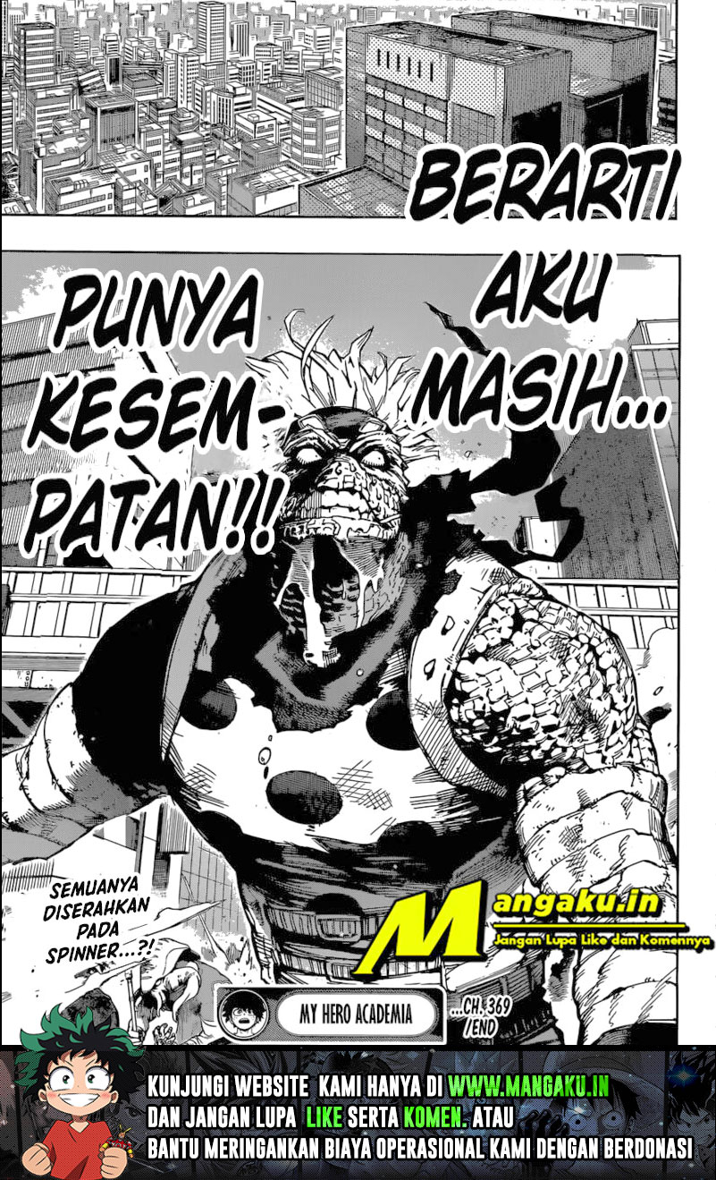 Boku no Hero Academia - Chapter 369 16 Boku no Hero Academia - Chapter 369 16