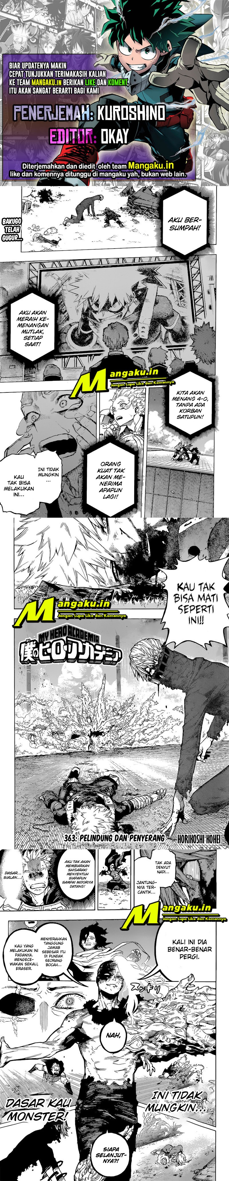 Boku no Hero Academia - Chapter 363 1 Boku no Hero Academia - Chapter 363 1