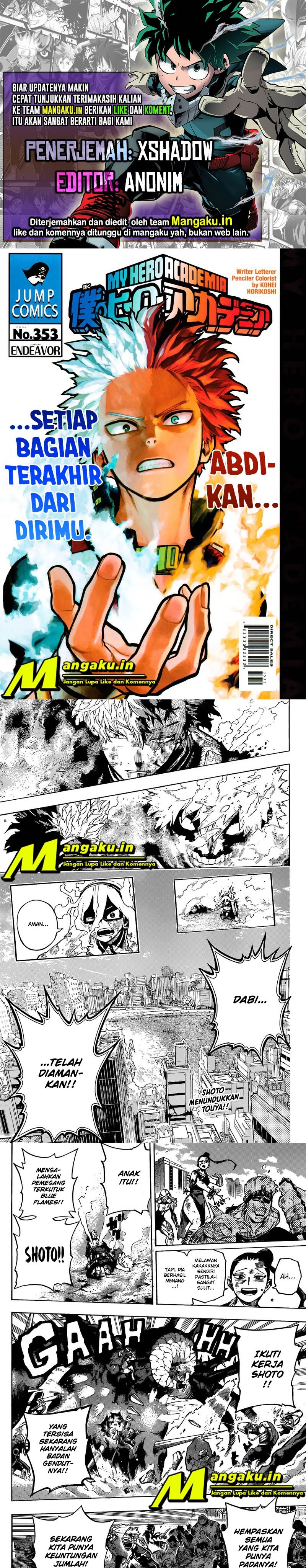Boku no Hero Academia - Chapter 353 1