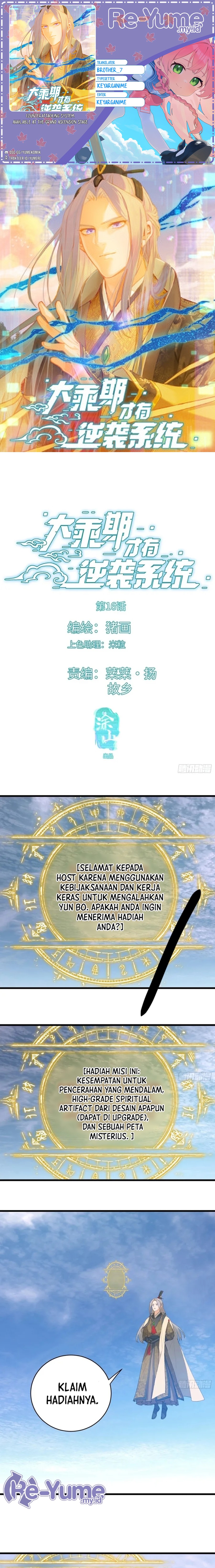 Counterattacking System Available At The Grand Ascension Stage - Chapter 16 1