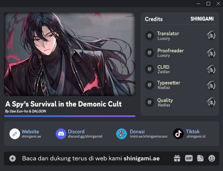 A Spy’s Survival in the Demonic Cult - Chapter 13 1 A Spy’s Survival in the Demonic Cult - Chapter 13 1