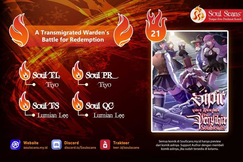 A Transmigrated Warden’s Battle for Redemption - Chapter 21 1 A Transmigrated Warden’s Battle for Redemption - Chapter 21 1