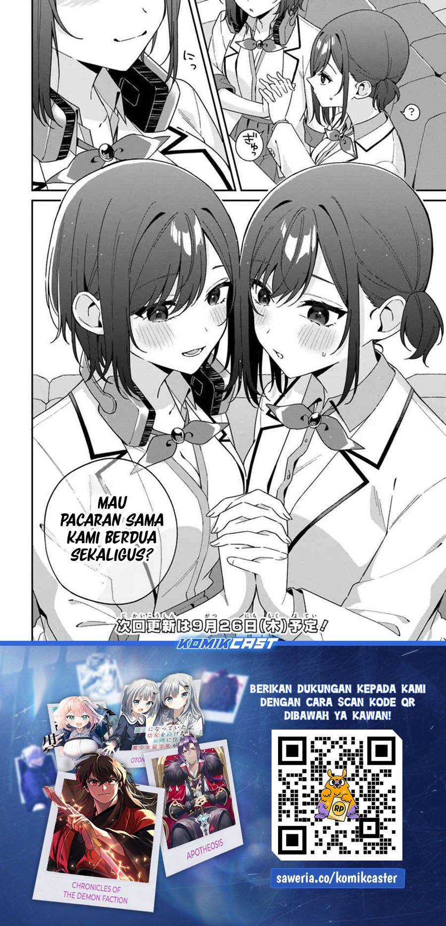 Futago Matomete Kanojo Ni Shinai - Chapter 05.2 10 Futago Matomete Kanojo Ni Shinai - Chapter 05.2 10