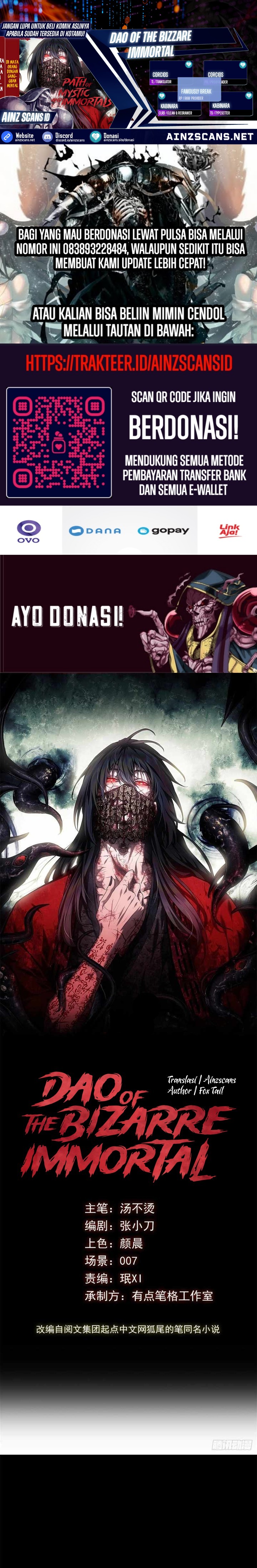 Dao of the Bizarre Immortal - Chapter 06 1 Dao of the Bizarre Immortal - Chapter 06 1