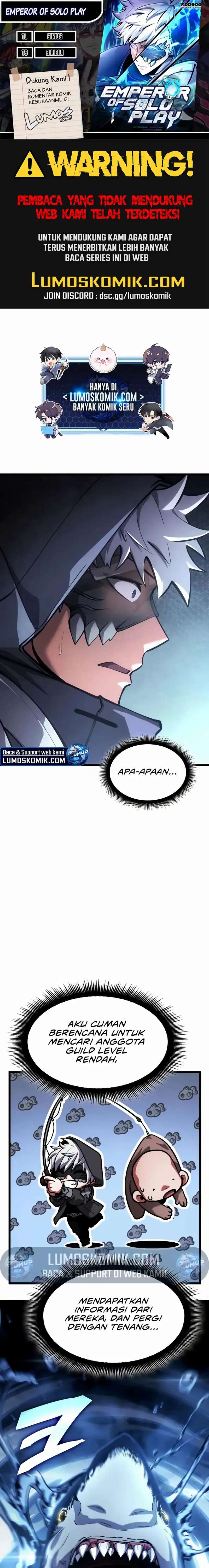 Emperor Of Solo Play - Chapter 38 1