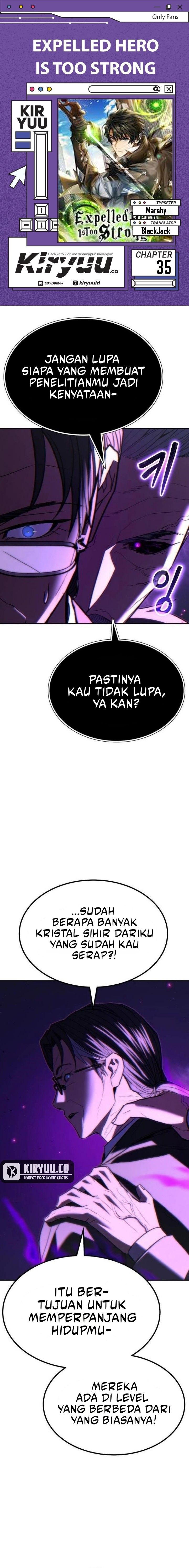 Expelled Hero Is Too Strong - Chapter 35 1