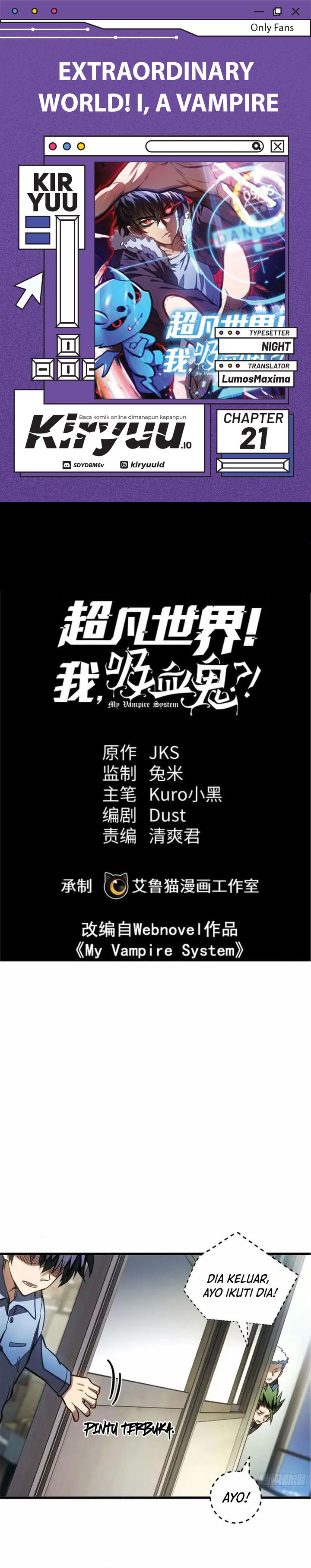 Extraordinary World?! Me… A Vampire?! - Chapter 21 1