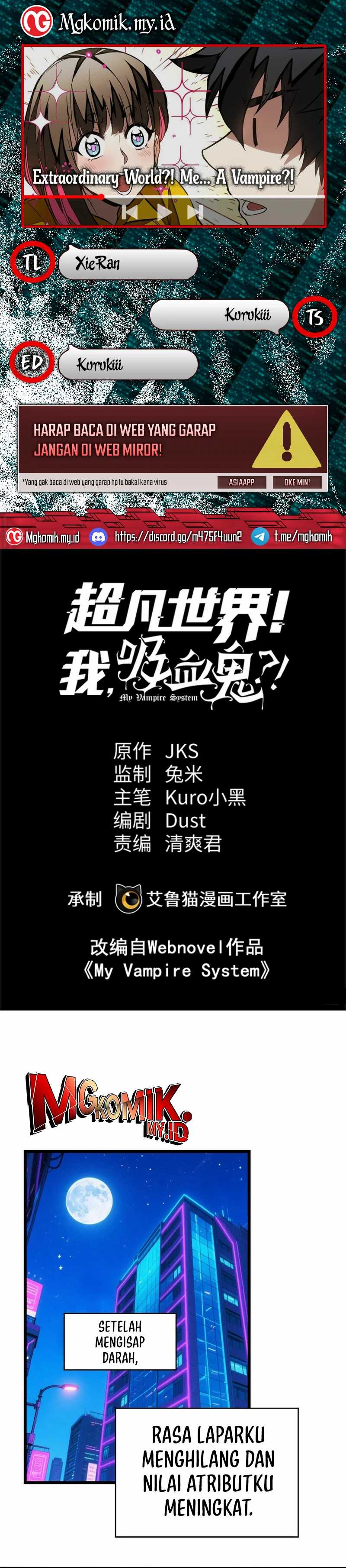 Extraordinary World?! Me… A Vampire?! - Chapter 14 1