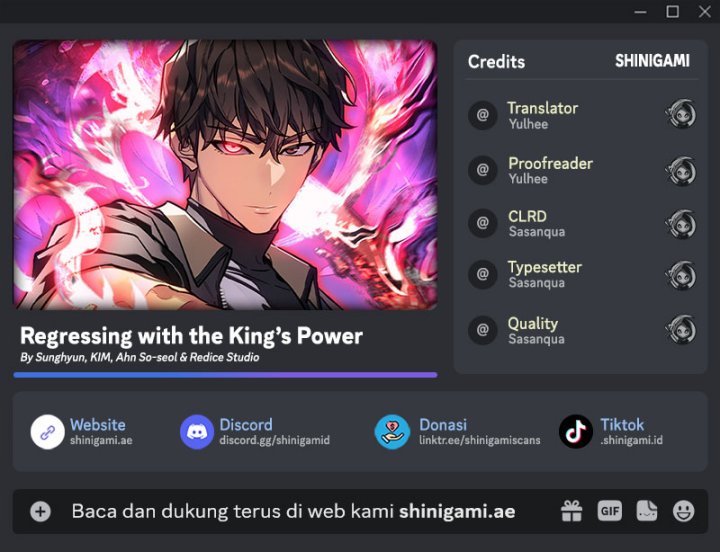 Regressing with the Kings Power - Chapter 72 1