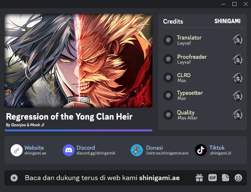 Regression Of The Yong Clan Heir - Chapter 44 1 Regression Of The Yong Clan Heir - Chapter 44 1