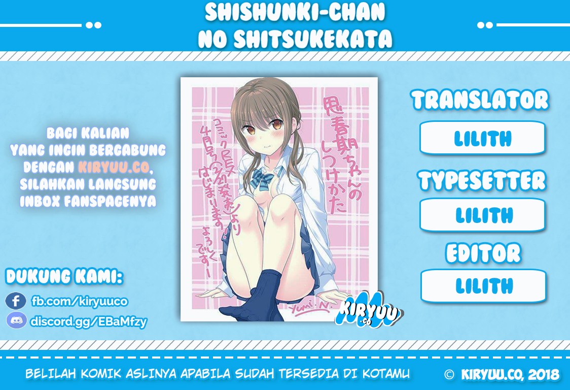 Shishunki-chan no Shitsukekata - Chapter 01 2