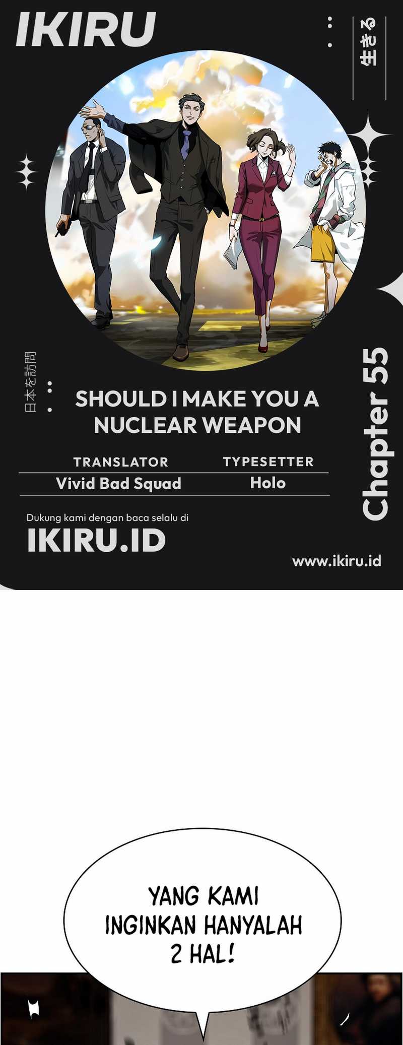 Should I Make You a Nuclear Weapon? - Chapter 55 1