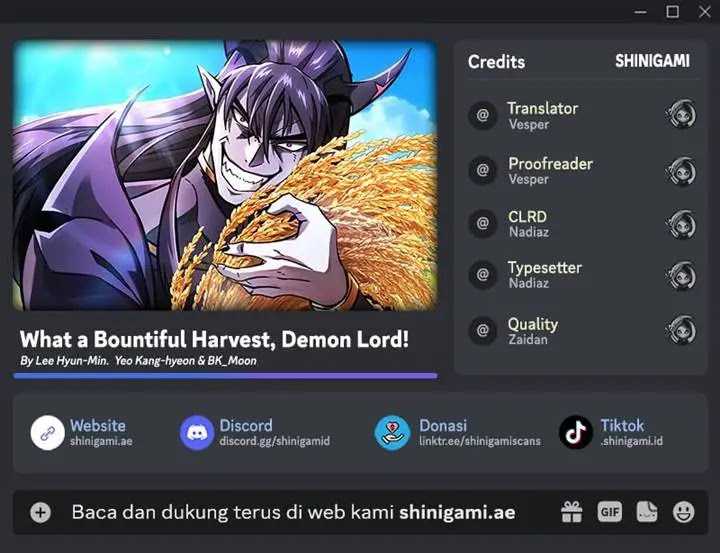 What A Bountiful Harvest, Demon Lord! - Chapter 12 1