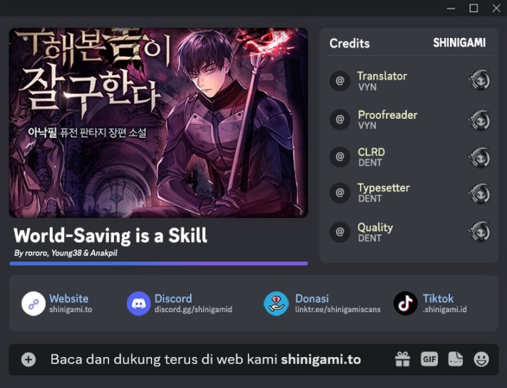 World-Saving Is A Skill - Chapter 04 1