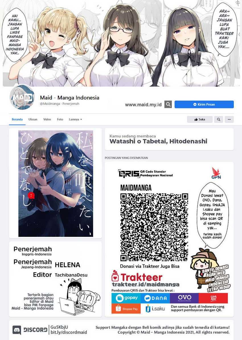 Watashi o Tabetai, Hitodenashi - Chapter 38 2