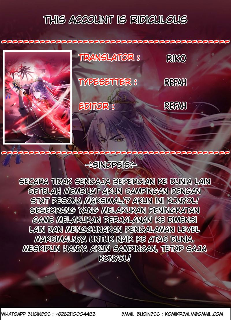 This Account is Ridiculous - Chapter 03 1 This Account is Ridiculous - Chapter 03 1