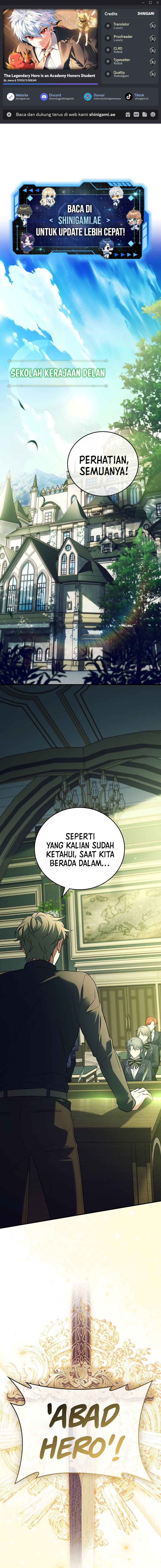 The Legendary Hero Is an Academy Honors Student - Chapter 01 1
