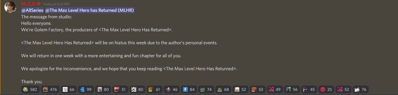 The MAX Leveled Hero Will Return! - Chapter 57.1-57.5 1