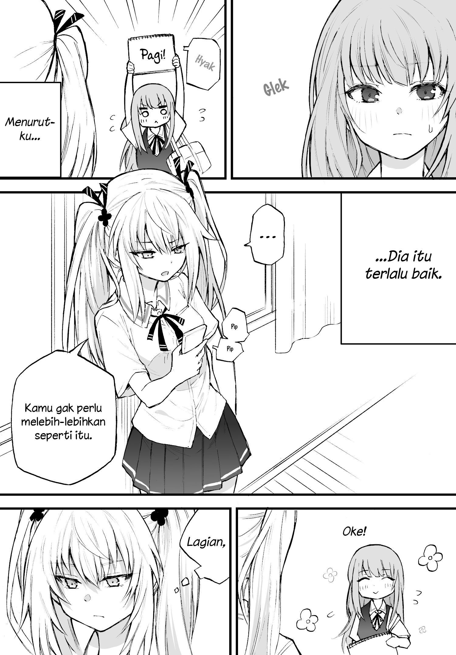 The Mute Girl and Her New Friend (Webcomic) - Chapter 02 1 The Mute Girl and Her New Friend (Webcomic) - Chapter 02 1