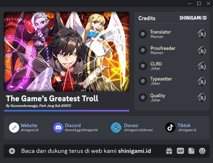 The Game’s Top Troll (The Game’s Greatest Troll) - Chapter 38 1