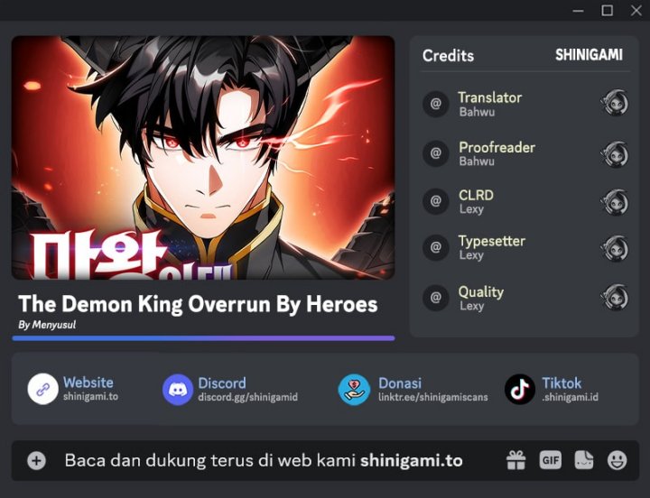The Demon King Overrun By Heroes - Chapter 01 1