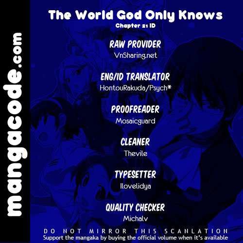 The World God Only Knows - Chapter 21 1 The World God Only Knows - Chapter 21 1