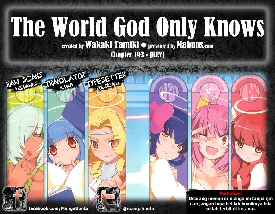 The World God Only Knows - Chapter 193 1 The World God Only Knows - Chapter 193 1