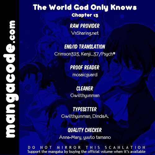 The World God Only Knows - Chapter 13 1 The World God Only Knows - Chapter 13 1