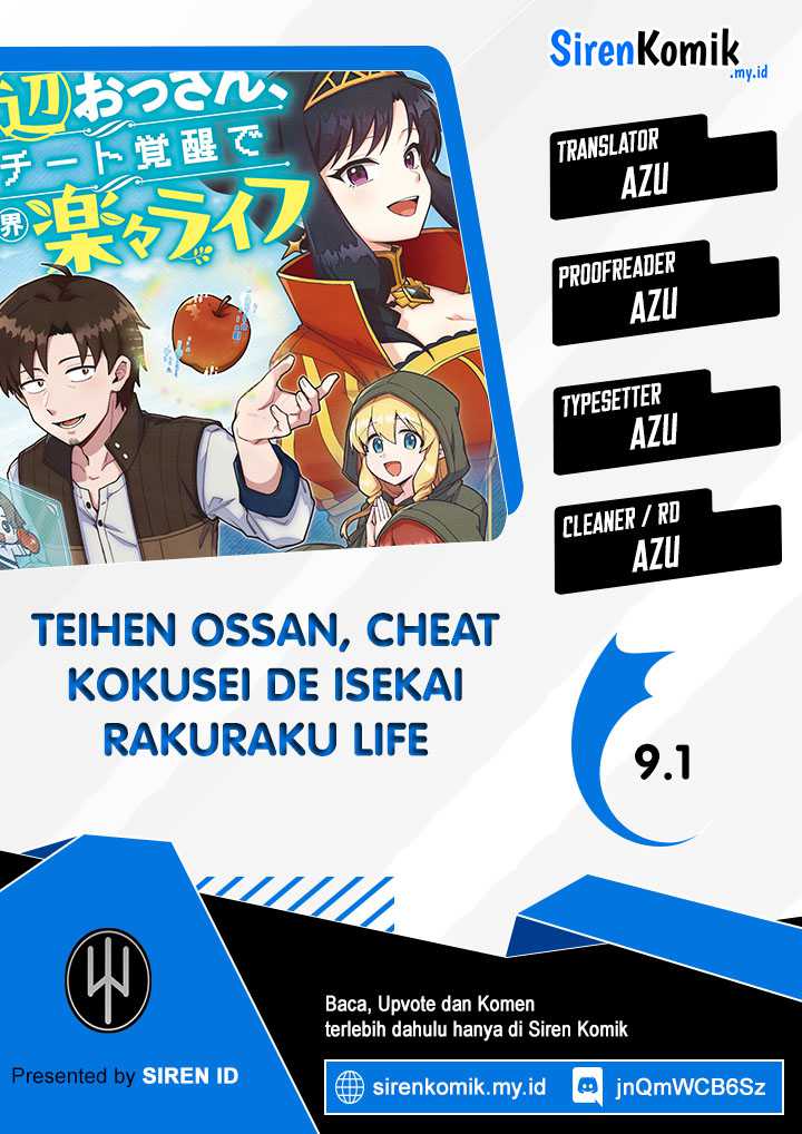 Teihen Ossan, Cheat Kokusei de Isekai Rakuraku Life - Chapter 09.1 1 Teihen Ossan, Cheat Kokusei de Isekai Rakuraku Life - Chapter 09.1 1