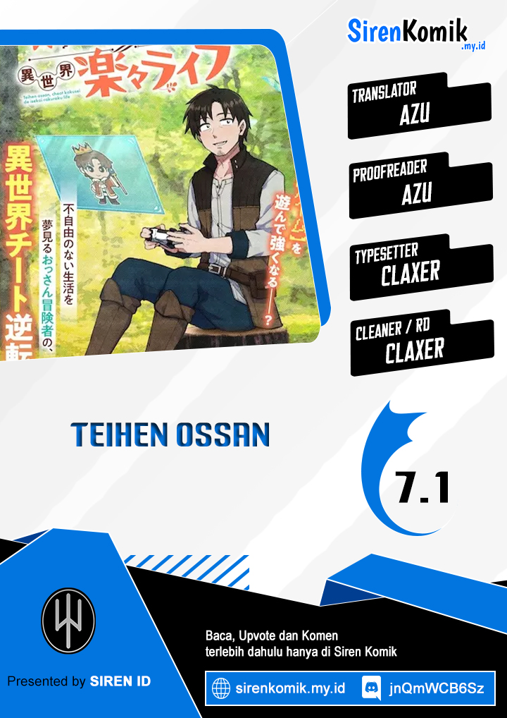 Teihen Ossan, Cheat Kokusei de Isekai Rakuraku Life - Chapter 07.1 1 Teihen Ossan, Cheat Kokusei de Isekai Rakuraku Life - Chapter 07.1 1
